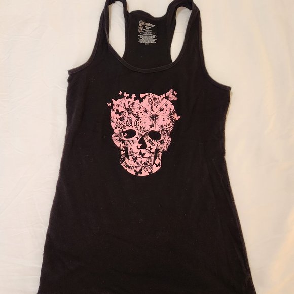 No Boundaries Tops - Skull tank top